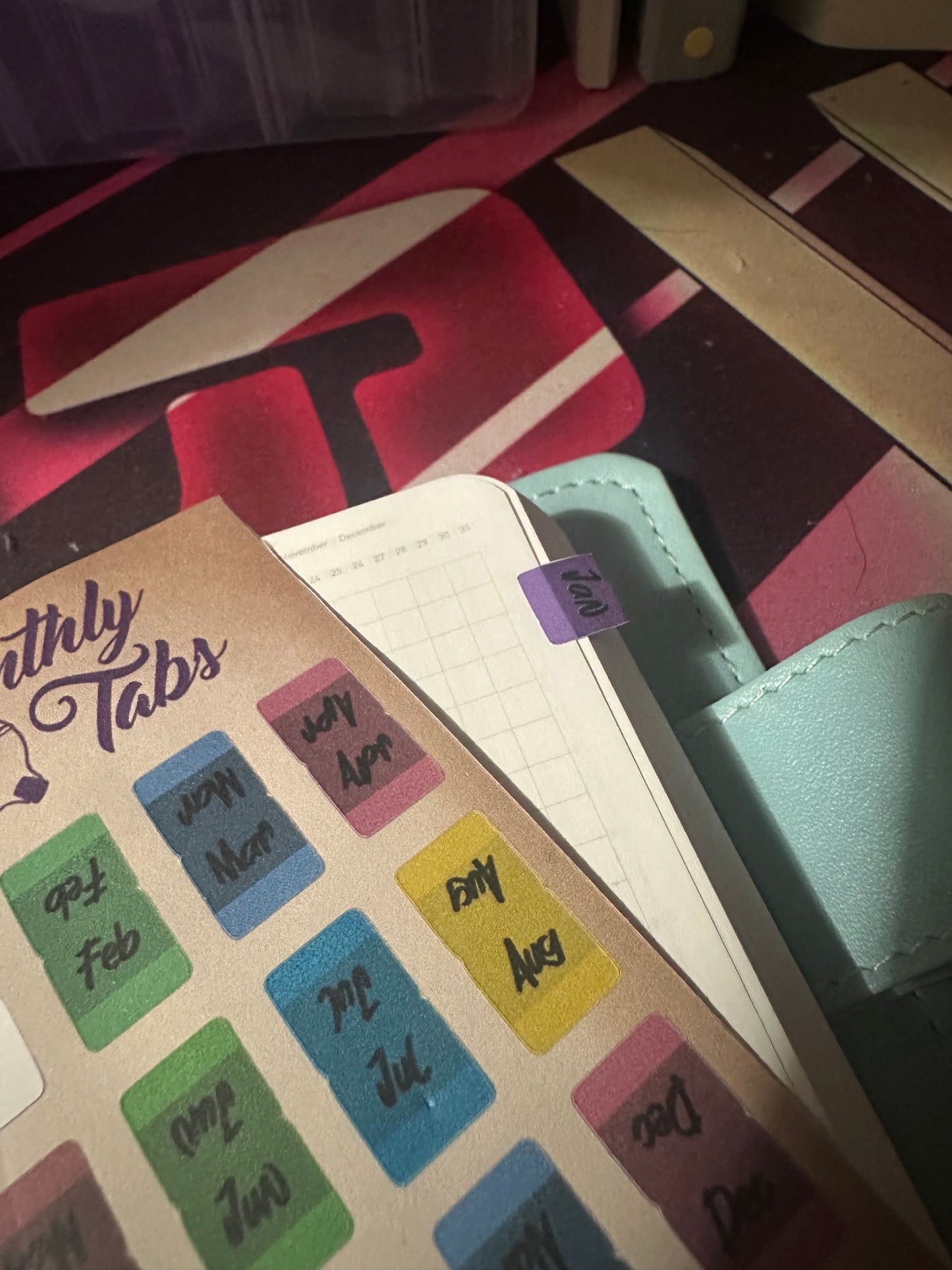 The Grimoire Index Tabs: Monthly Index & Chapter Markers
