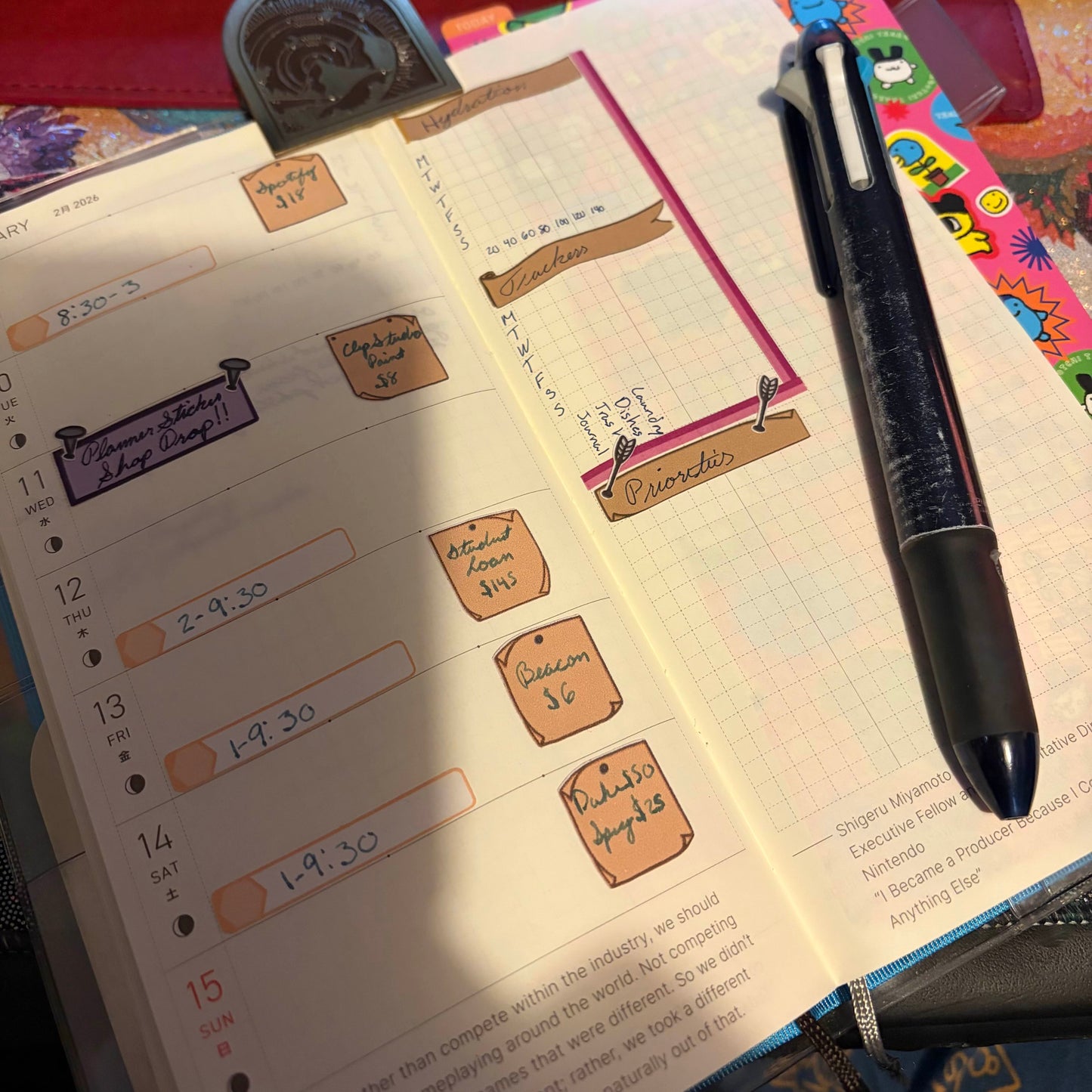 Arcane Marks Planner Stickers – Arrows & Nails Icon Sheet