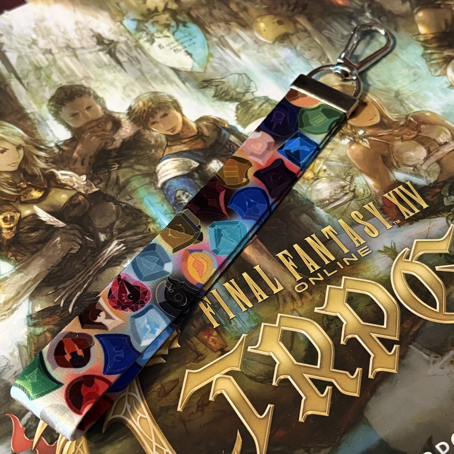 5" Final Fantasy Job Stone Lanyards — Stained-Glass Flow, Legendary Carry
