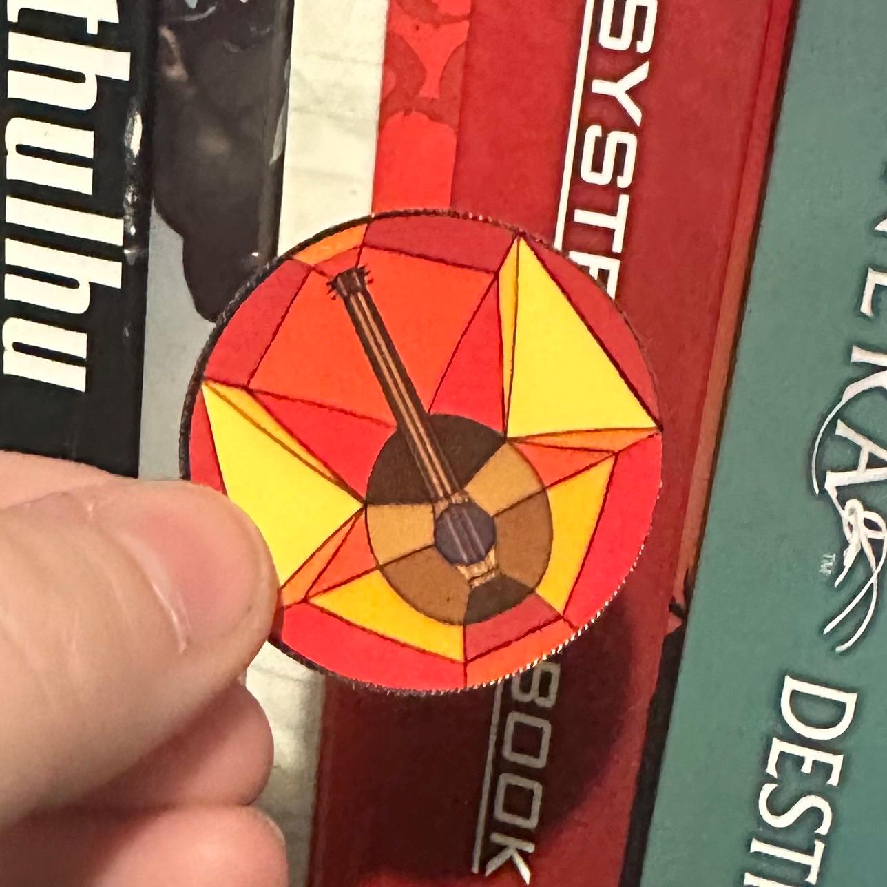 1.5" Fantasy TTRPG Vinyl Stickers – Laminated, Water Resistant, and Durable