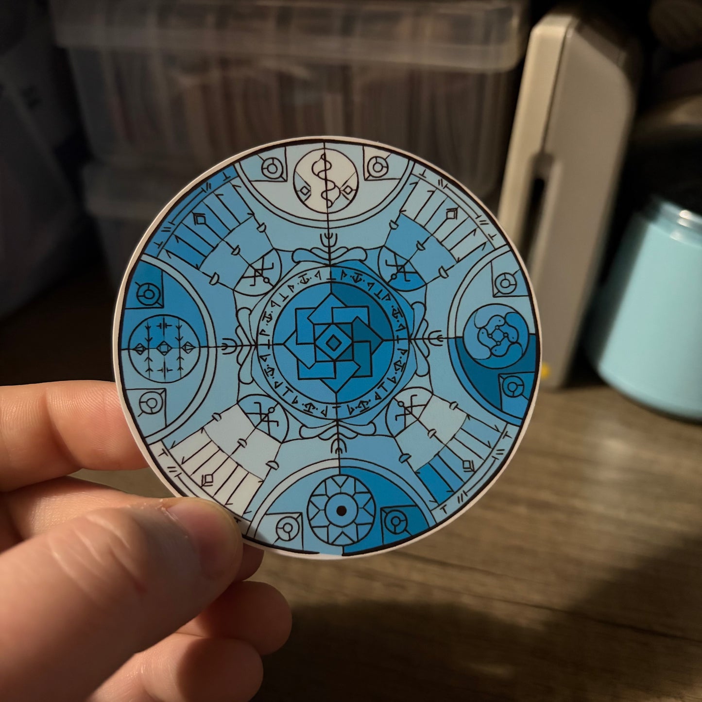 Brimhat Forbidden Magic Circle - Witch Hat Atelier Inspired Forbidden Sigil Sticker