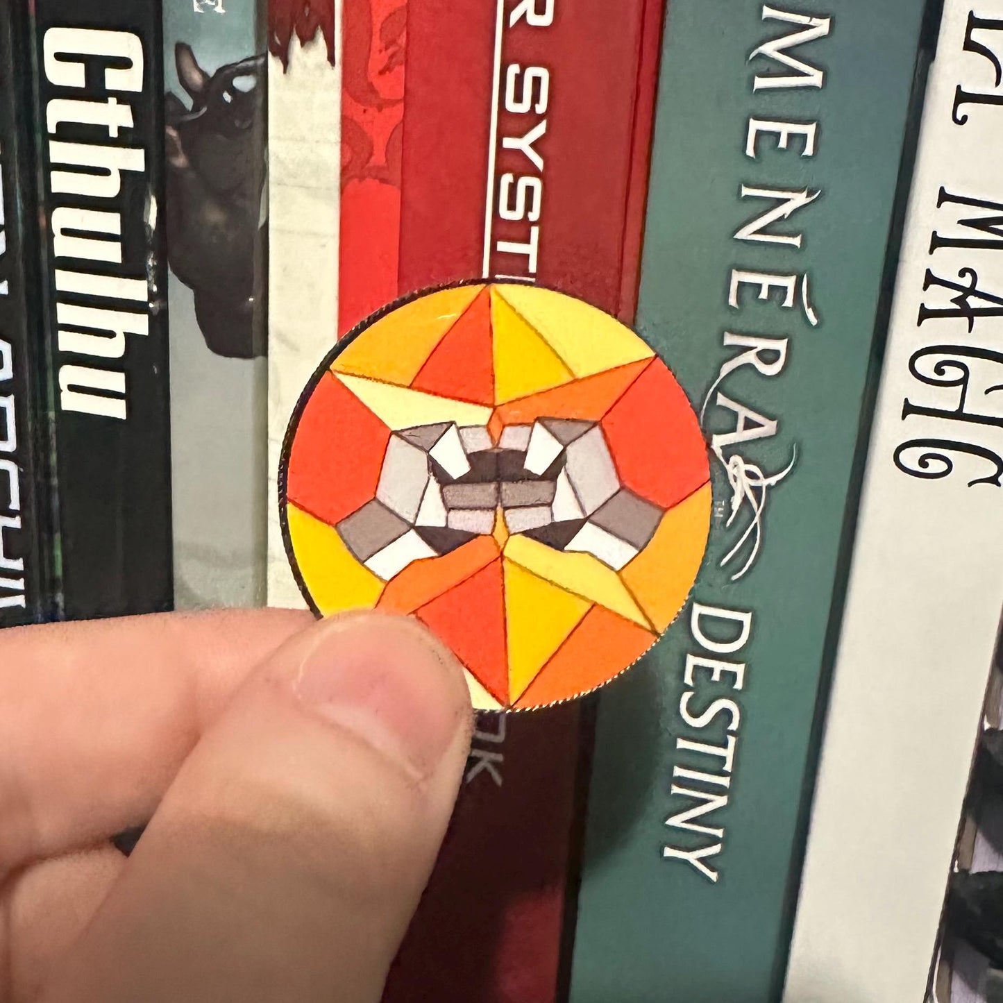 1.5" Fantasy TTRPG Vinyl Stickers – Laminated, Water Resistant, and Durable