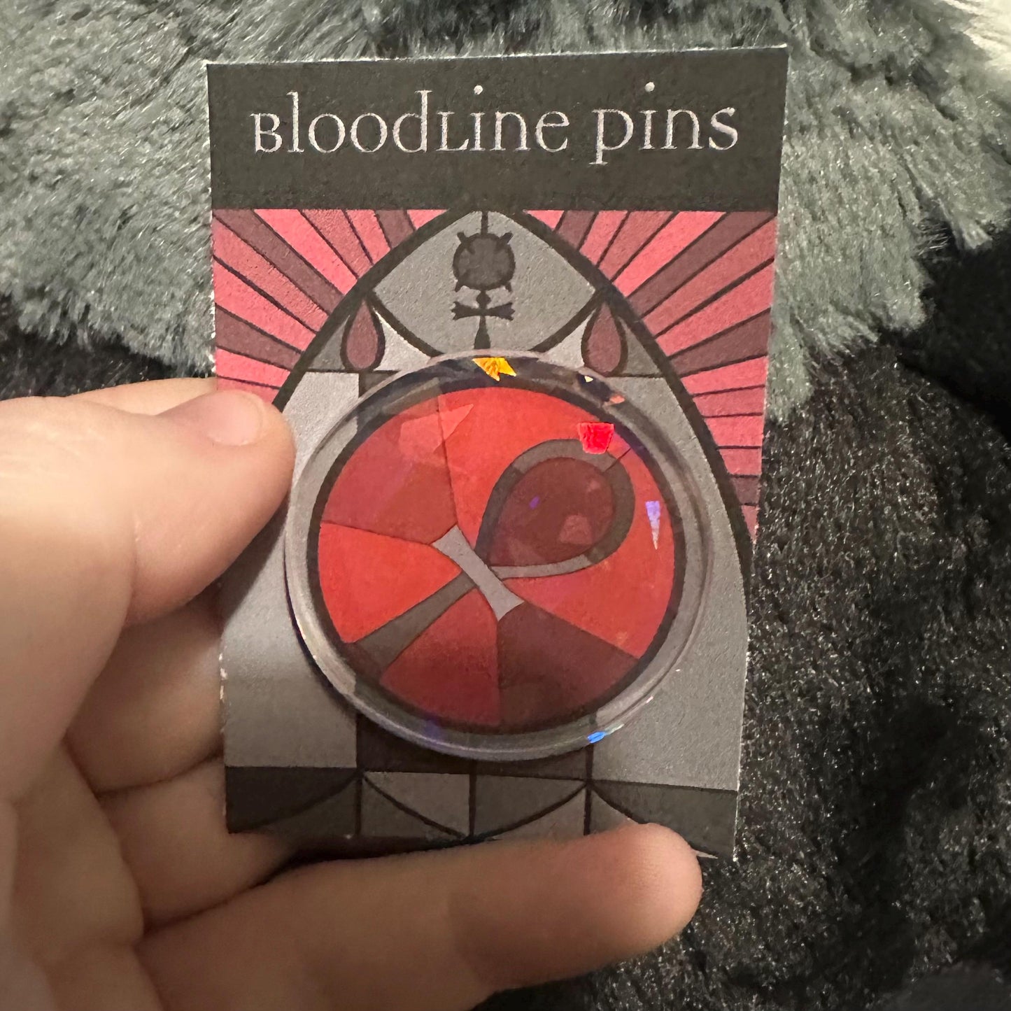 1.5" Vampire: The Masquerade Acrylic Clan Pin – The Expanded Bloodline Collection