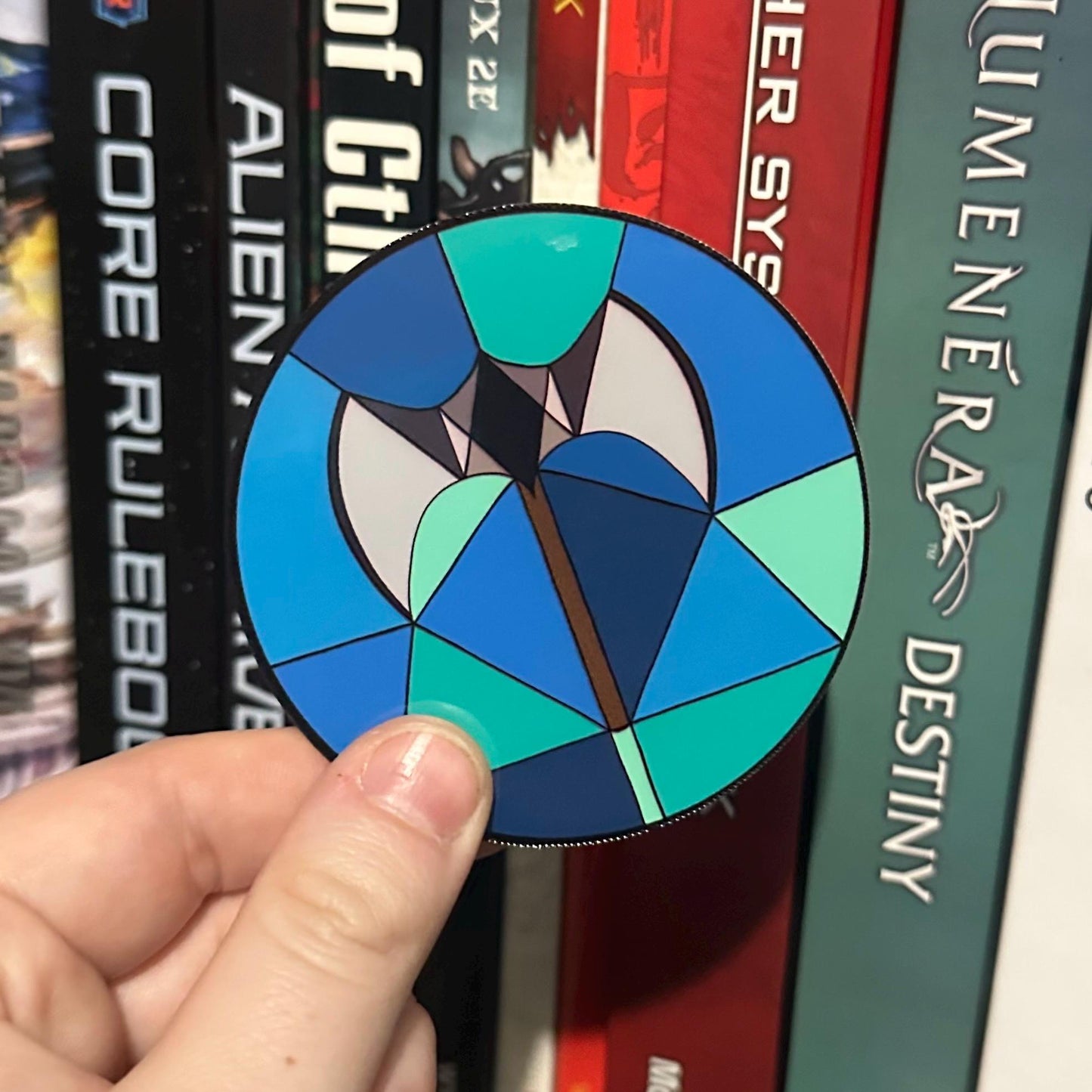3" Fantasy TTRPG Vinyl Stickers – Laminated, Water Resistant, and Durable