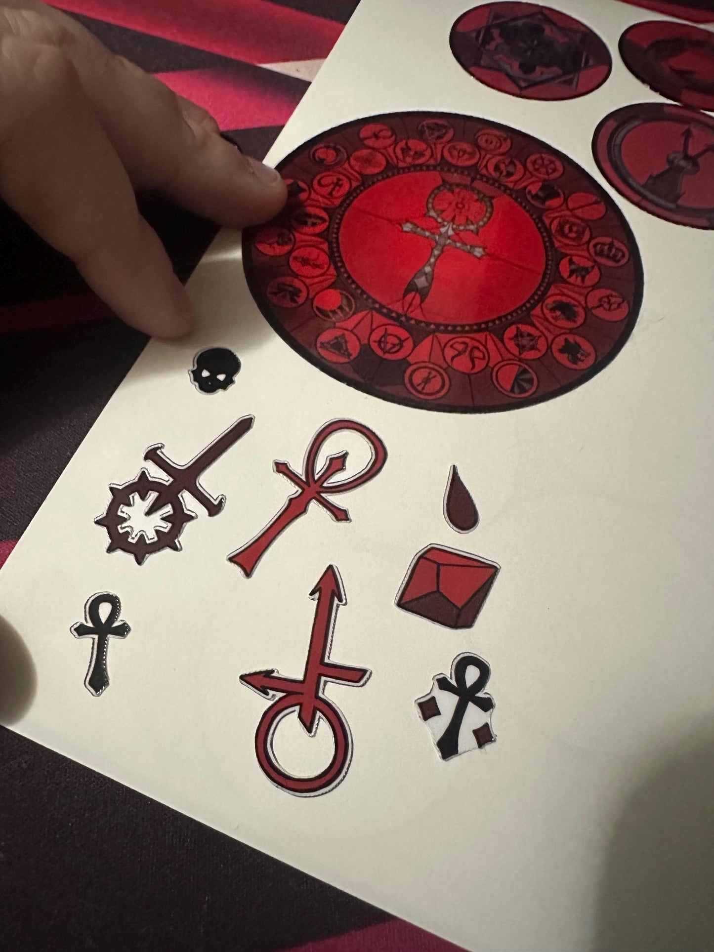The Sticker Book of Nod: Reusable Sticker Grimoire