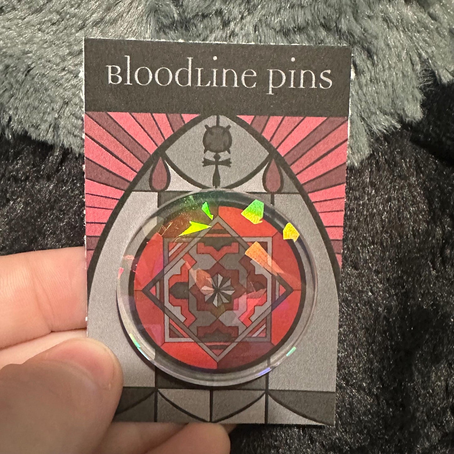 1.5" Vampire: The Masquerade Acrylic Clan Pin – The Expanded Bloodline Collection