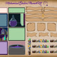 Alchemical Shelves Planner Kit – Potion-Shelf Deco + Labels Bundle – Mystic Pastels & Arcane Greens