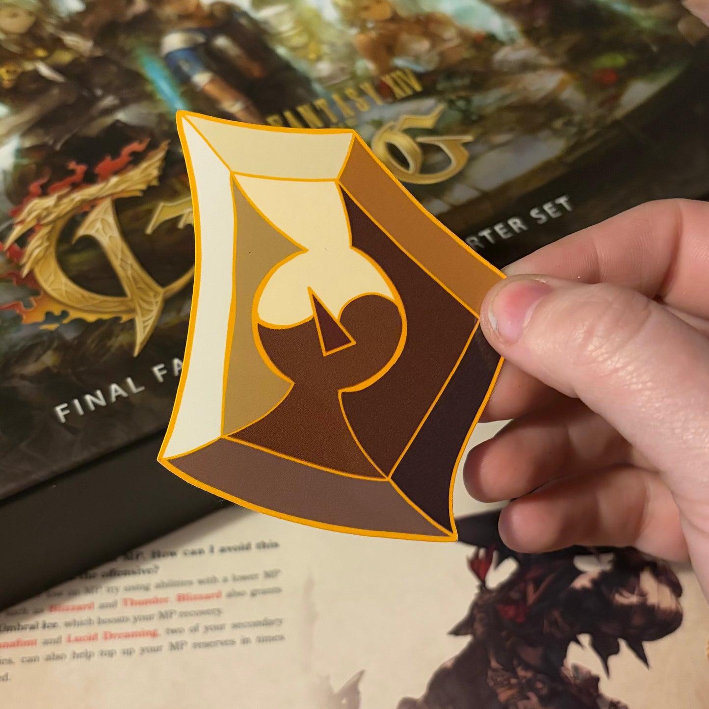 Final Fantasy XIV Soul Crystal Stickers – 3" Vinyl Job Emblems