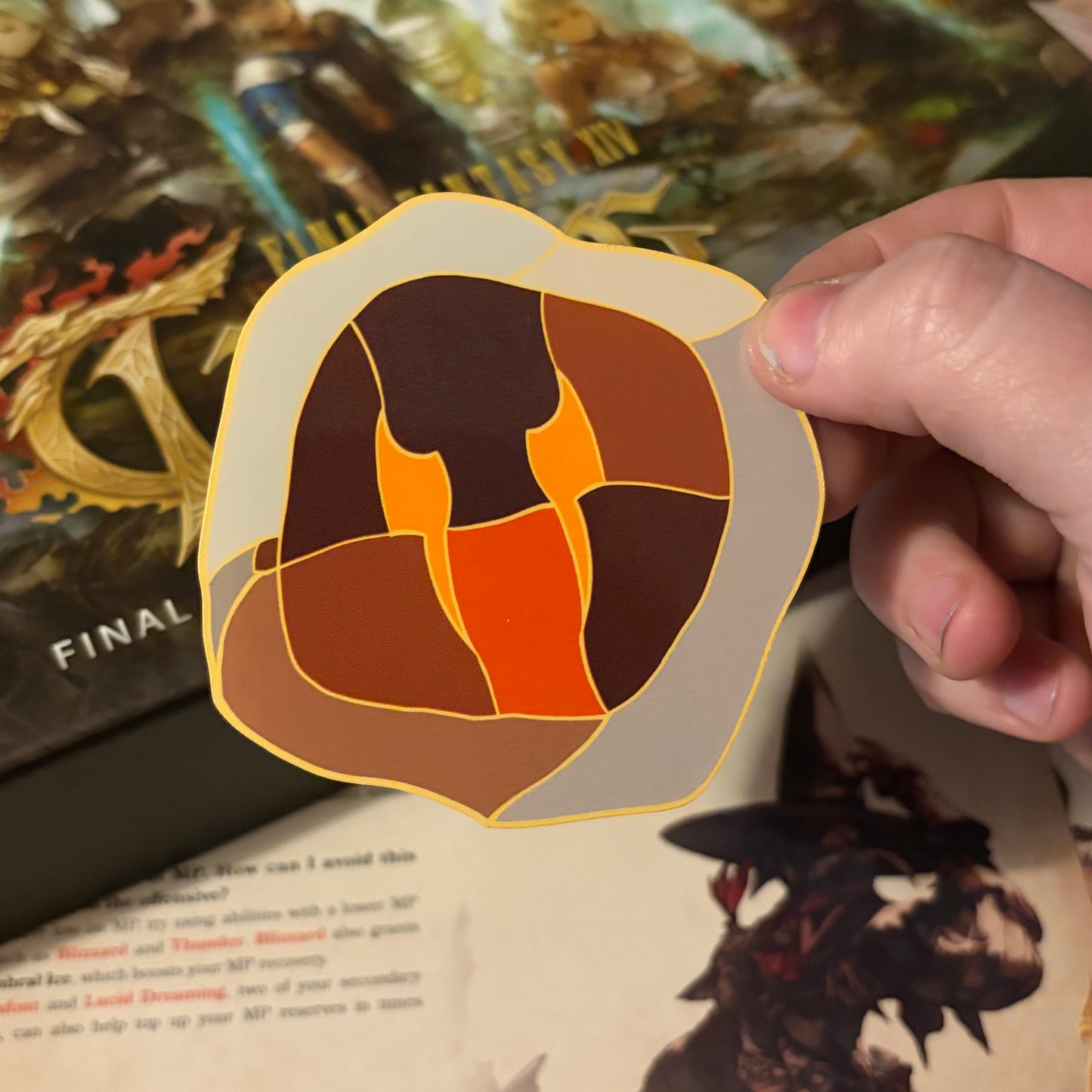 Final Fantasy XIV Soul Crystal Stickers – 3" Vinyl Job Emblems