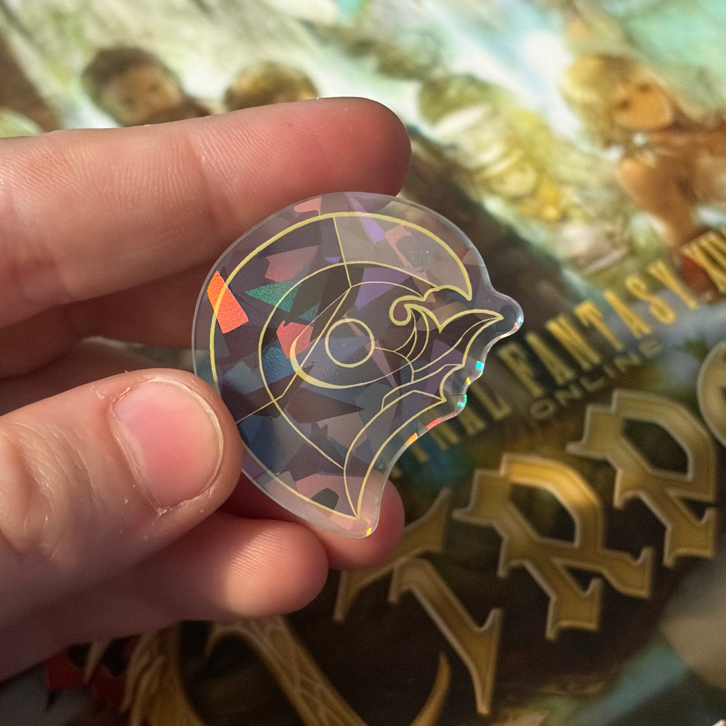 1.5" Job Stone Acrylic Pin — Iconic Jobs from Final Fantasy