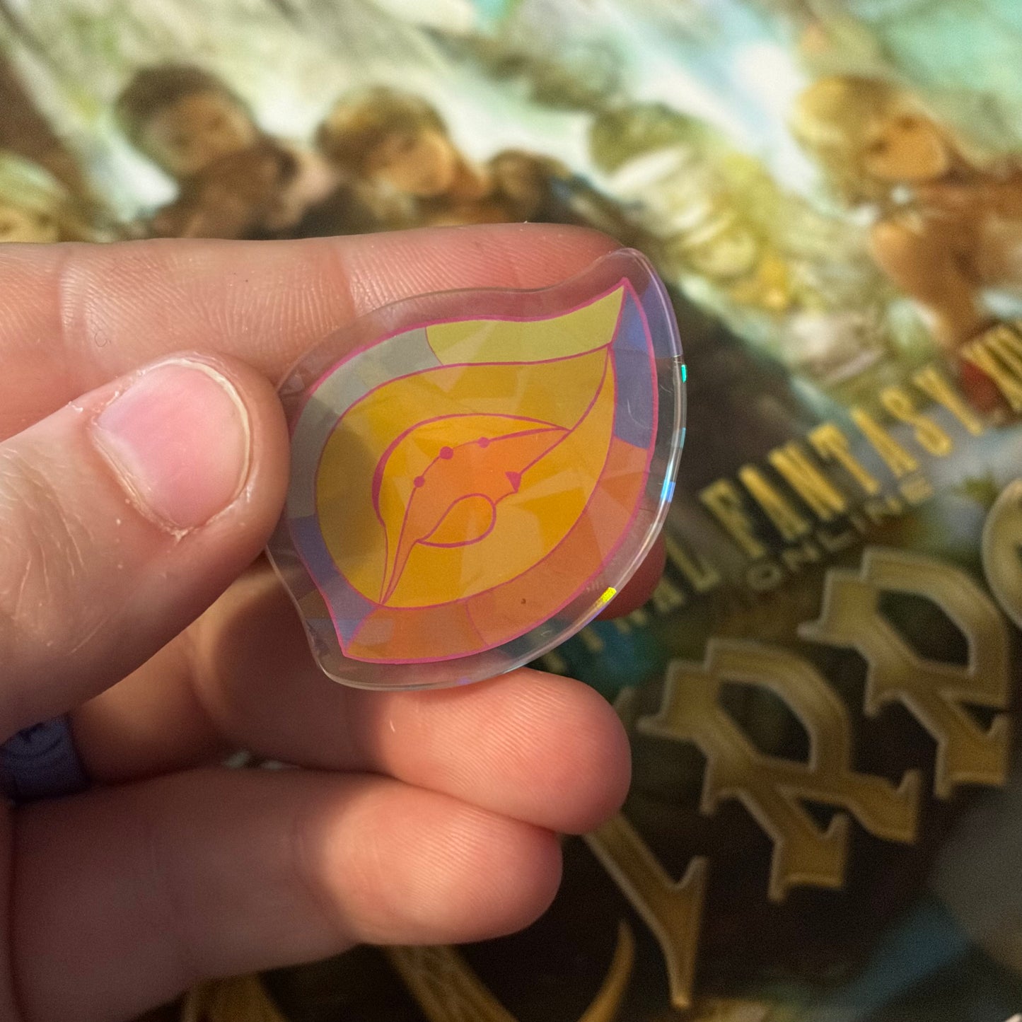 1.5" Job Stone Acrylic Pin — Iconic Jobs from Final Fantasy