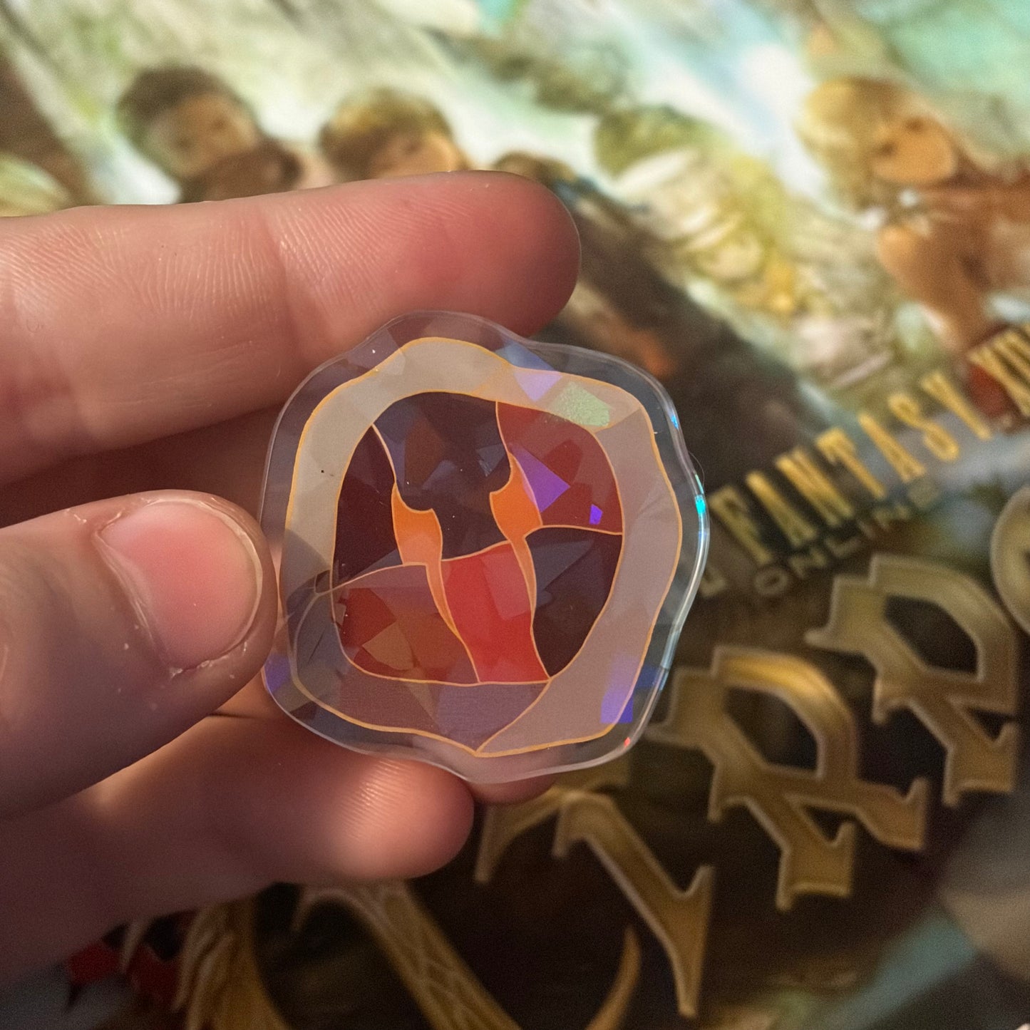 1.5" Job Stone Acrylic Pin — Iconic Jobs from Final Fantasy