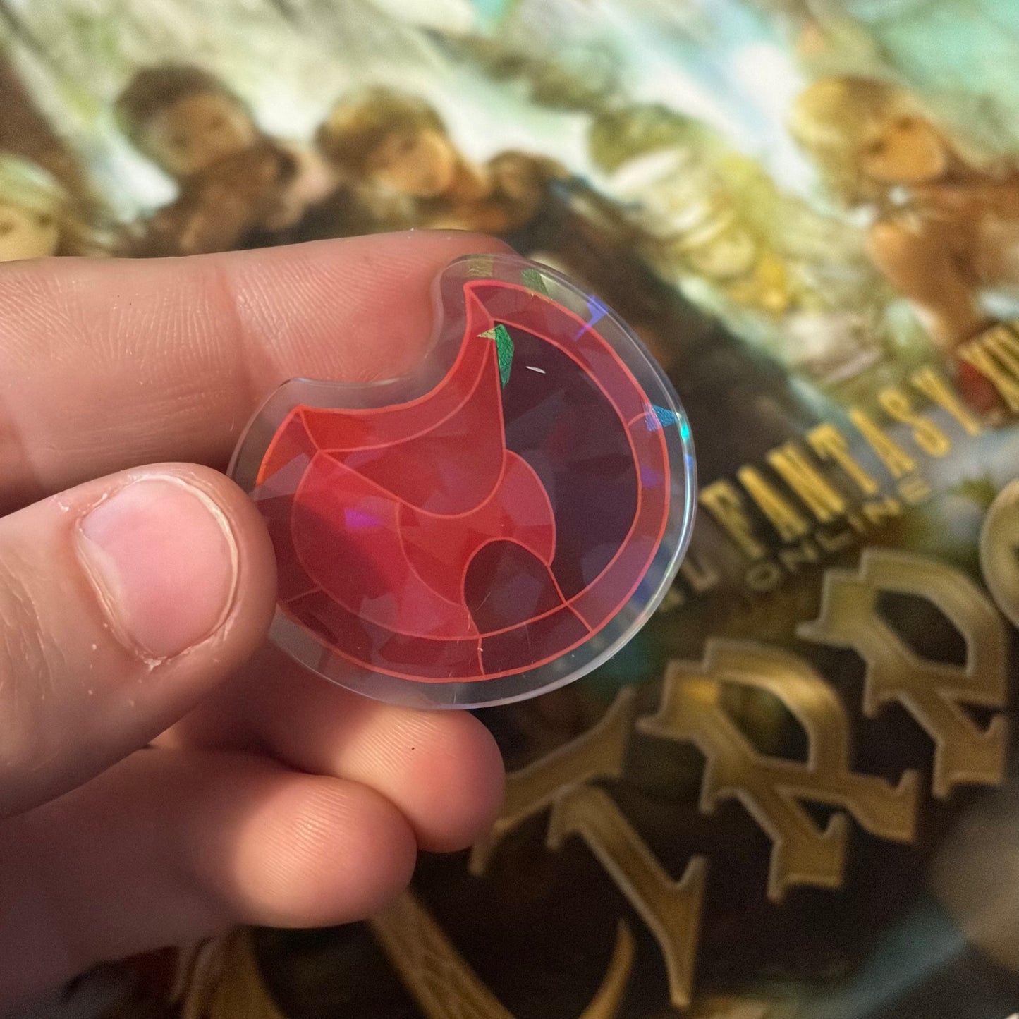 1.5" Job Stone Acrylic Pin — Iconic Jobs from Final Fantasy