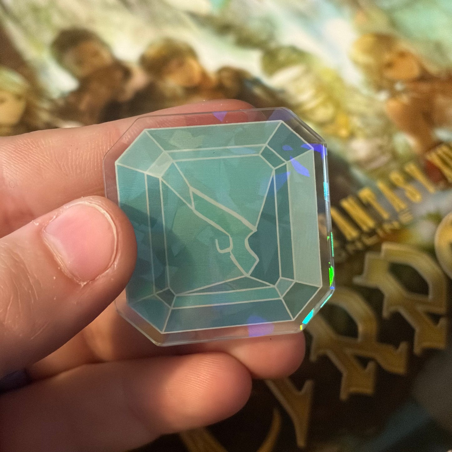 1.5" Job Stone Acrylic Pin — Iconic Jobs from Final Fantasy