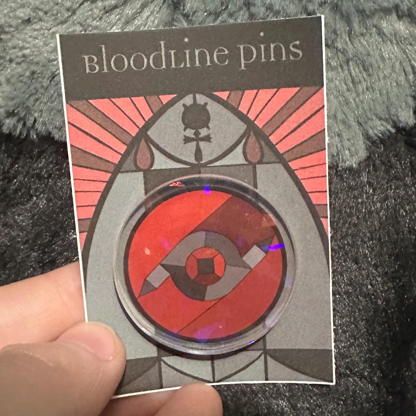 1.5" Vampire: The Masquerade Acrylic Clan Pin – The Expanded Bloodline Collection