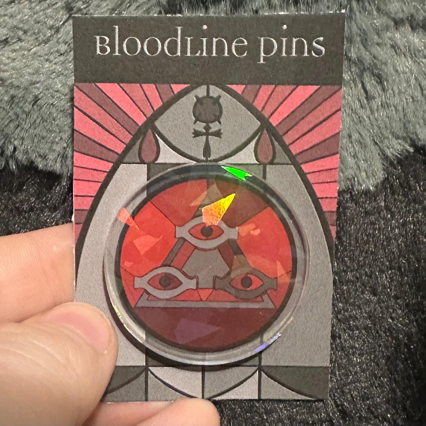 1.5" Vampire: The Masquerade Acrylic Clan Pin – The Expanded Bloodline Collection